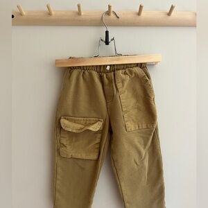 ZARA | Kids Tan Pants with Accent Pockets